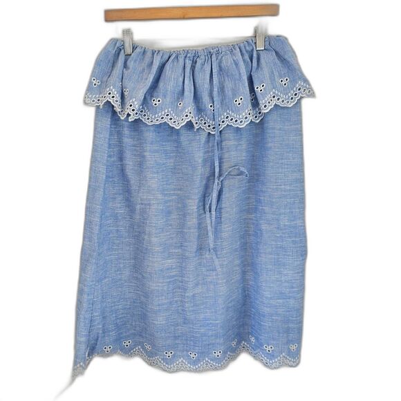 J. Crew Eyelet Dress Strapless or halter top Women's Size M NWT - Picture 2 of 7